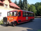 Автобус в Чешскаой Швейцарии.